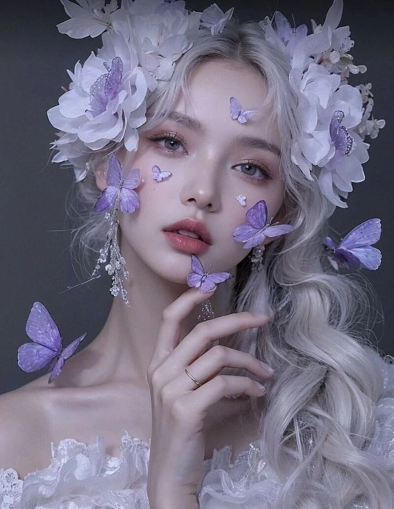 ảnh cô gái nghệ thuật